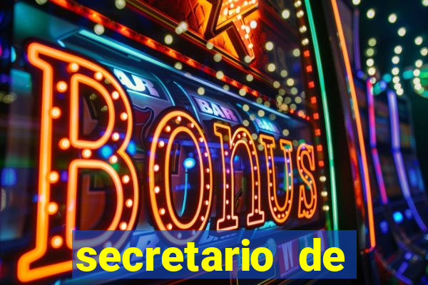 secretario de esporte salario